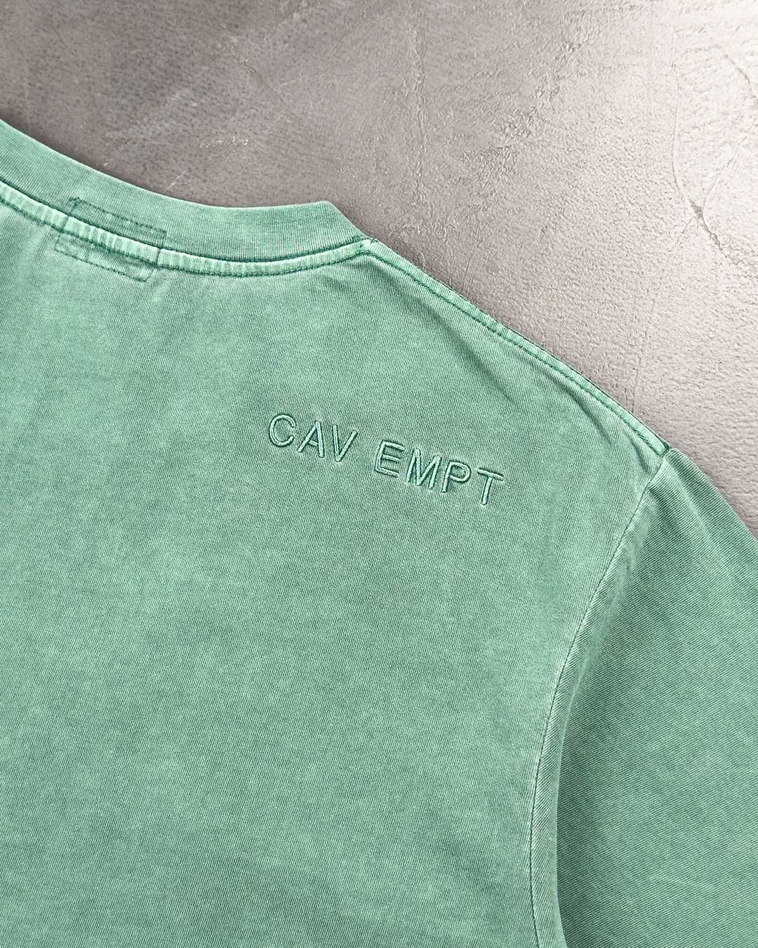 Футболка CAV EMPT Box Logo Tee Green CAV113