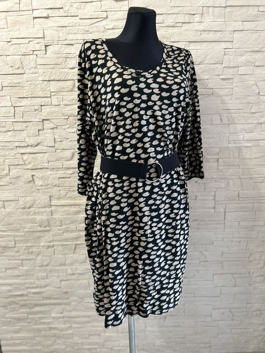 Wzorzysta sukienka plus size 44/46 2xl xxl 3xl