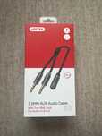 Kabel Jack 3.5mm - 2 x 3.5mm UNITEK 20 cm Y-C957ABK