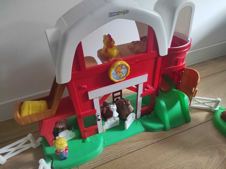 Fisher-Price Little People Wesoła Farma + Zagroda Dla Świnek