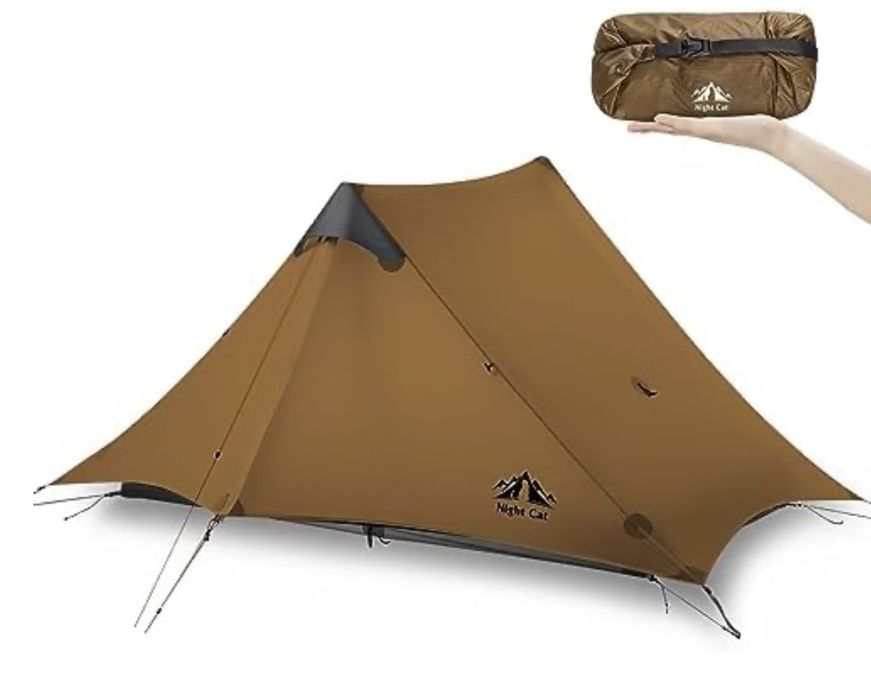 Nowy NIGHT CAT namiot 2 os. wodoodporny. Kemping, treking, taktyczny