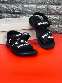 Мужские сандали чёрные Balenciaga сандалии чёрные
