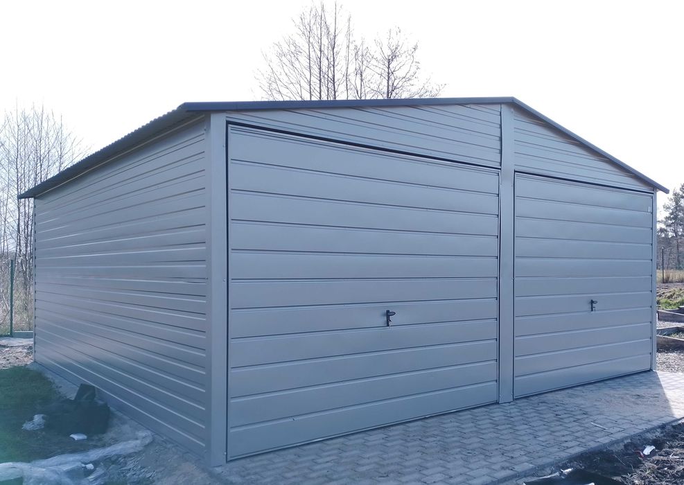 Garaż Blaszany Dowolny Kolor Paleta RAL