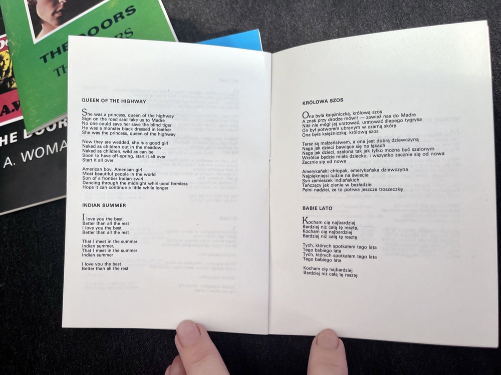 The Doors Morrison Hotel ,książeczka ,teksty , tłumaczenie , piosenki