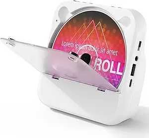 Przenośny odtwarzacz CD do domu  Lehwey Mały odtwarzacz CD Bluetooth