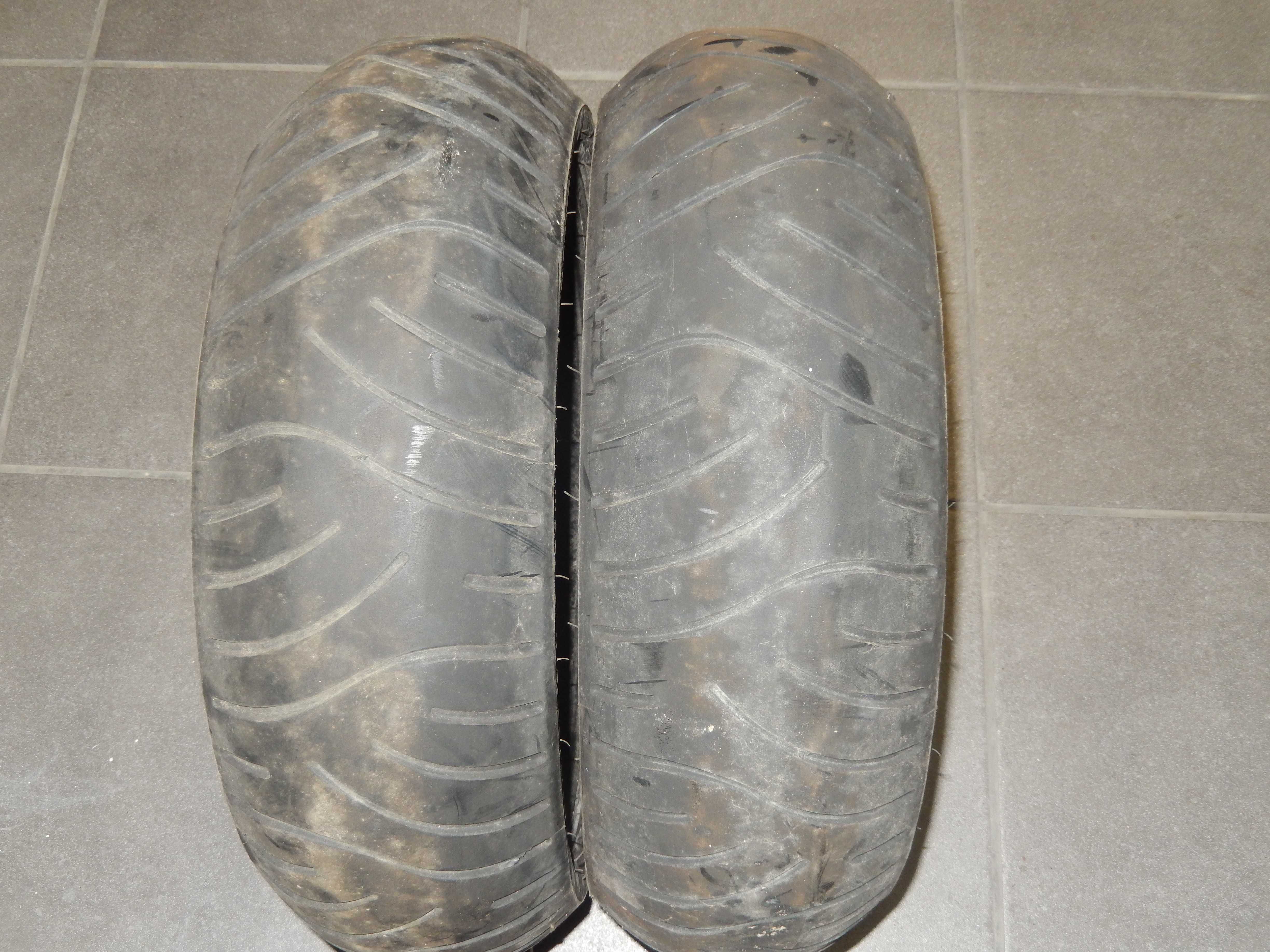 Vendo par de pneus Metzeler MEZ4 180/55 R17