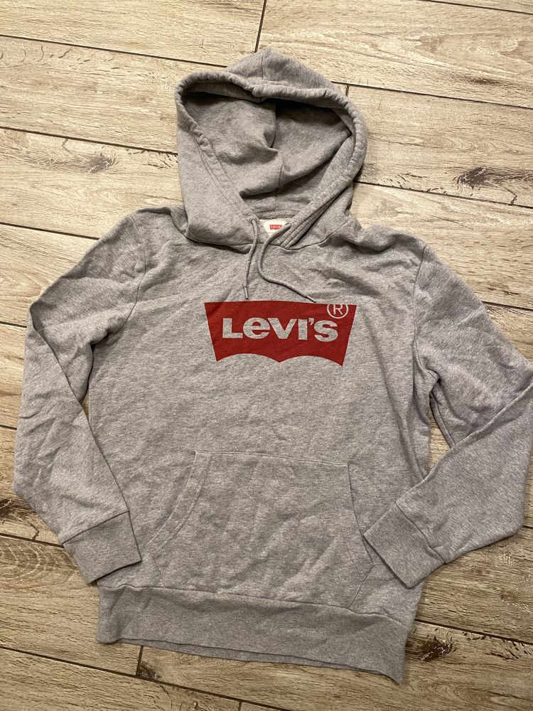 Levis Bluza Rozmiar S Szara Nowa Męska Wiosna