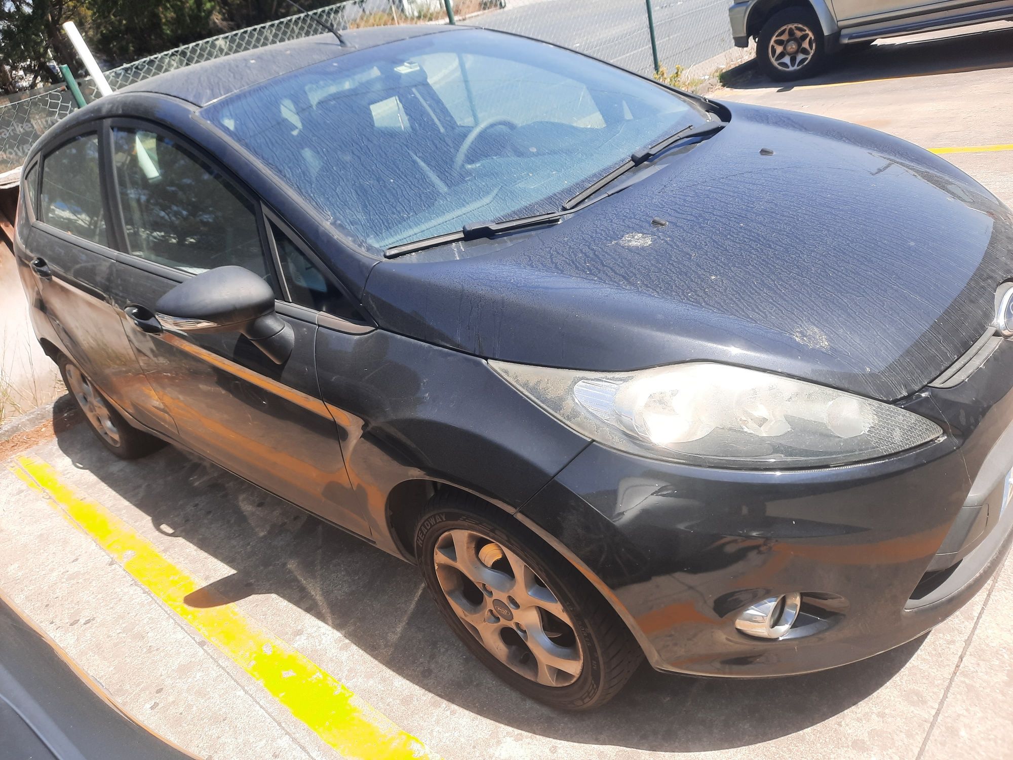 Ford fiest com junta da cabeça queimada