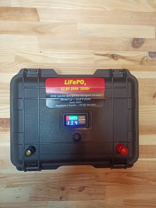 Продам аккумулятор+павербанк LiFePo4 12v 20ah,