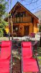Domki Nad samą rzeką Sauna jacuzzi 8os. noclegi Brenna,Ustroń Beskidy