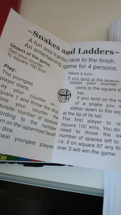 Гра настільна "Змійки та сходи", "П'ятнашки" Бісер