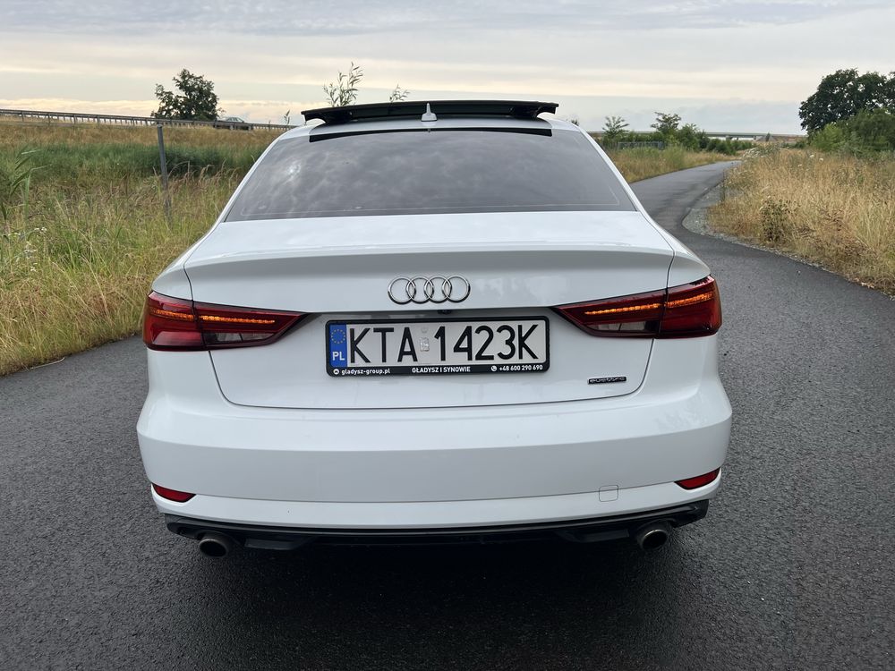 Audi A3 8V Sedan Lift 2.0 Quattro 220KM Radar Kamera Cofania Panorama