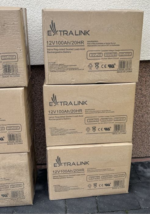АКБ акумулято EXTRALINK 100 AH AGM ( volt polsks) аккумулятор