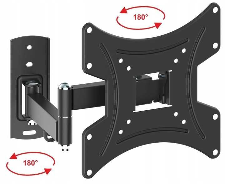 NOWY Wieszak TV 24-42 cale Obrotowy Uchwyt Ścienny