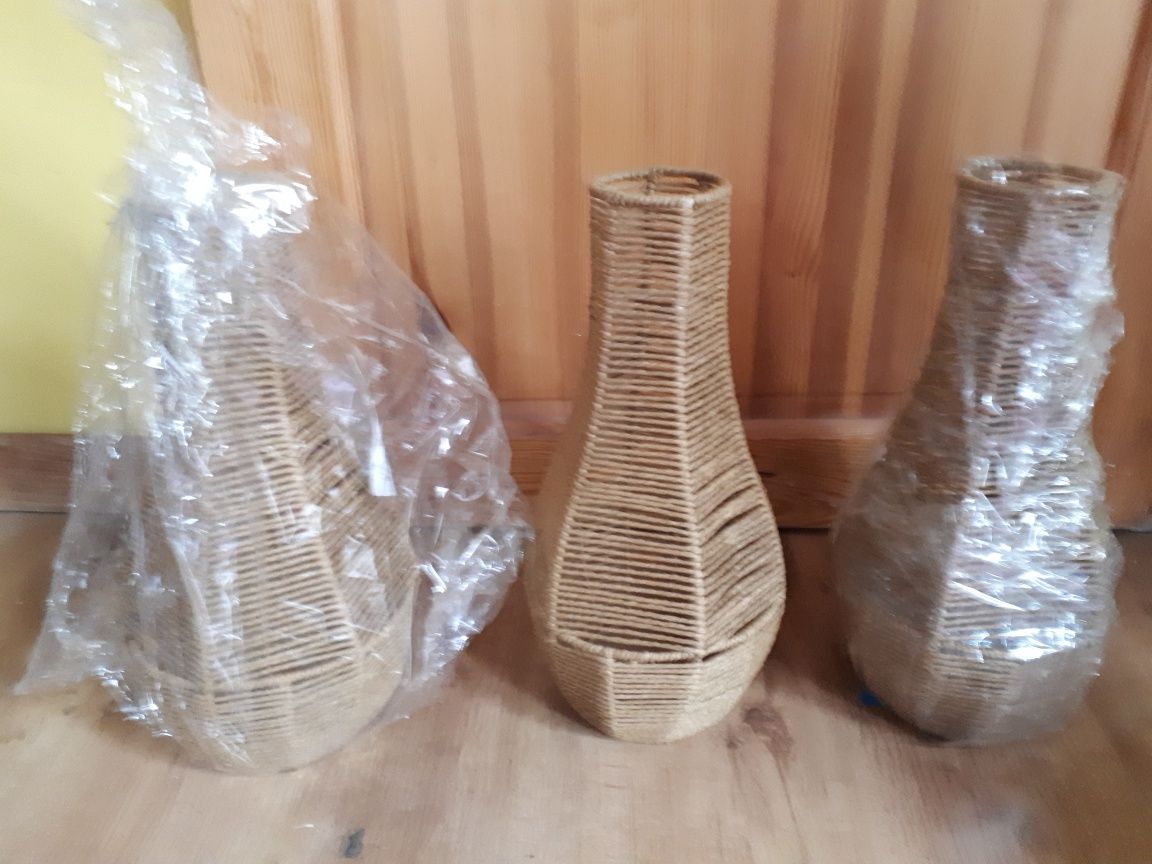 Lampa boho rattan