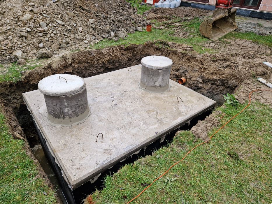 Zbiornik betonowy Dwukomorowy Szamba 8,9,10,12,13,14m3 Szczelne Atest
