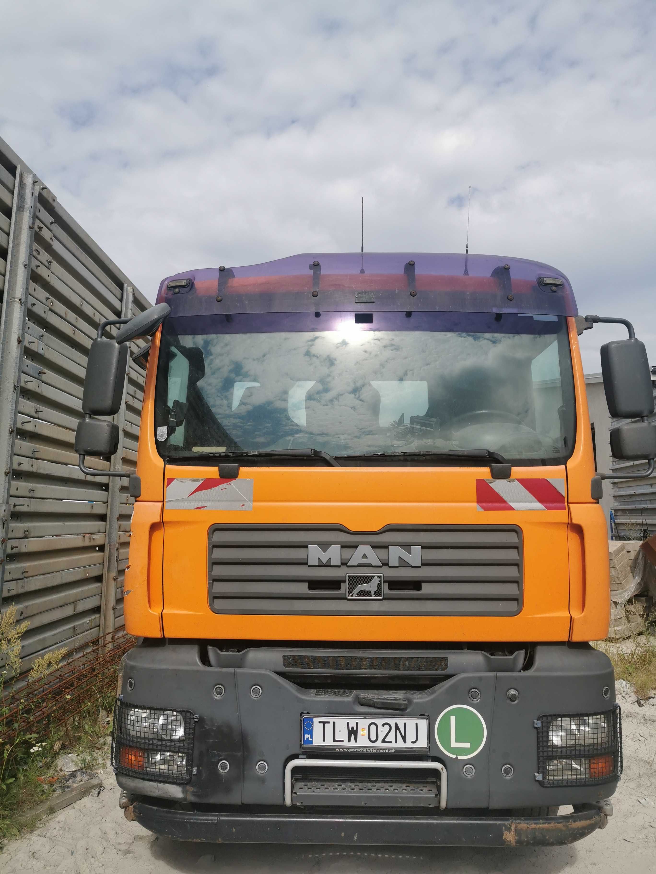 MAN TGA 6x2 asenizacyjny, beczka, podwozie