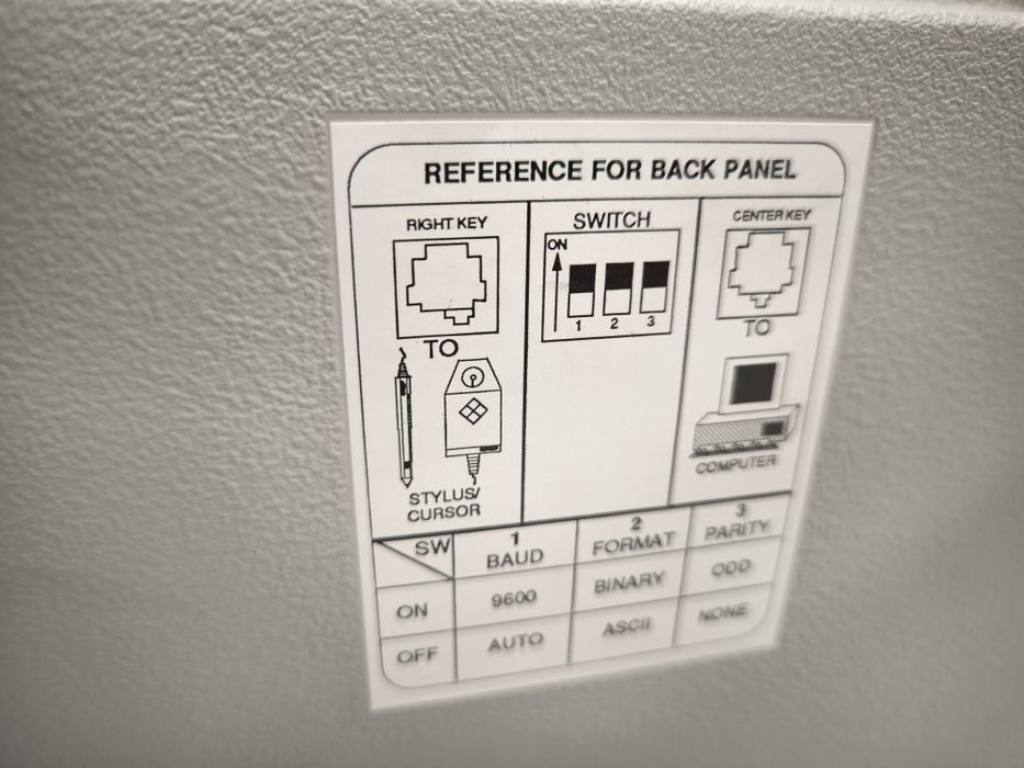Mesa Digitalizadora GTCO Sketch Master.