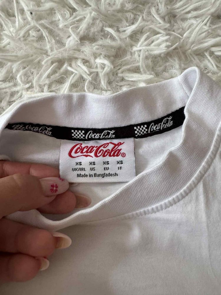 Biała koszulka Coca-Cola Vintage Rozmiar XS