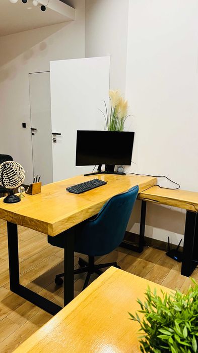 Biurko dębowe robione na zamówienie 2 sztuki Odbiór tylko do 26.11.25