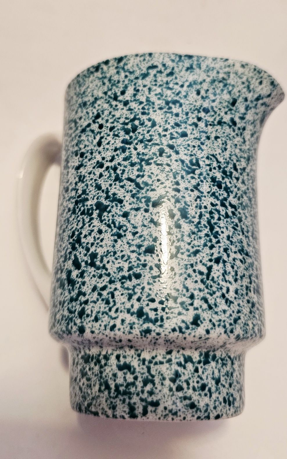 Porcelanowy mlecznik Ćmielów unikatowy design z epoki PRL W. Potacki