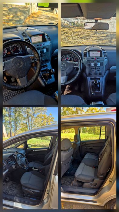 Opel zafira 1.8 B+lpg/2007r/7-miejsc/hak/Butla na 10 lat