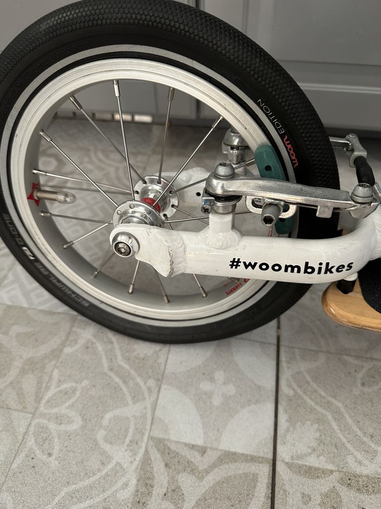 Woom 1 biegowy 12 cali + KASK Kellys szczękowy