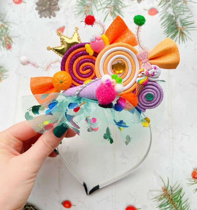 Ободок обруч цукерка конфетка