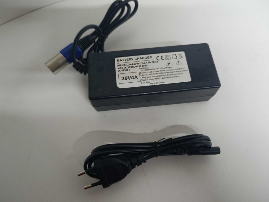 Ładowarka 29V 4A  do e-bike hulajnogi 24V Li-ion