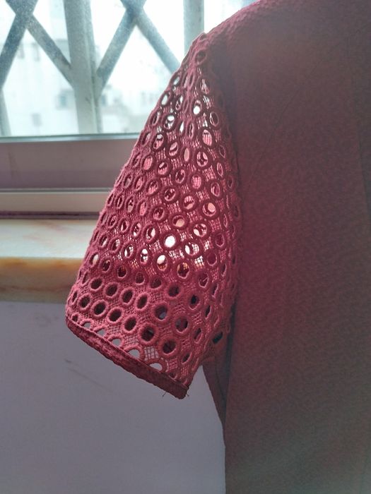 Vestido vermelho vinho