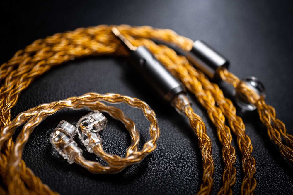 Kabel słuchawkowy QKZ T1 8-core QDC C-PIN KZ CCA miedź beztlenowa 3,5