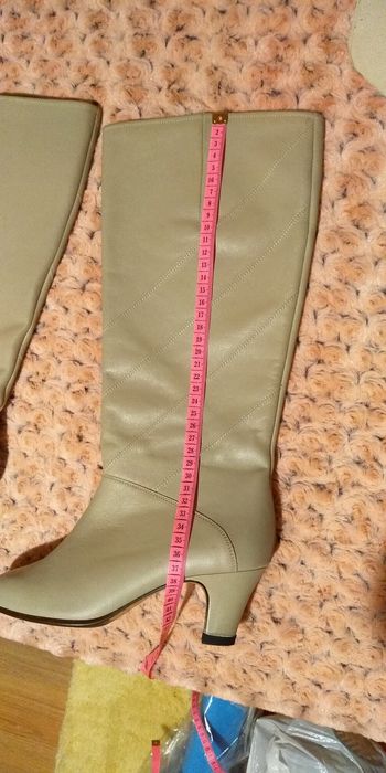 Чоботи жіночі, шкіряні