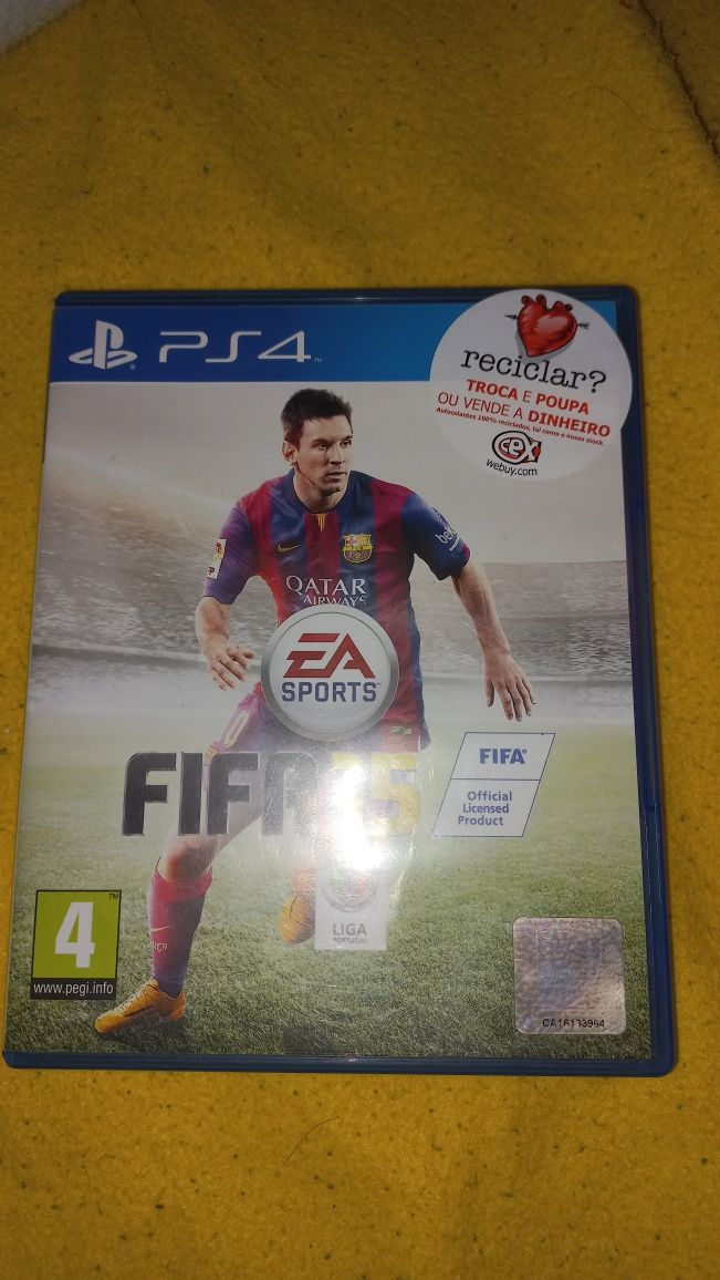 Jogo FIFA 15 PS4