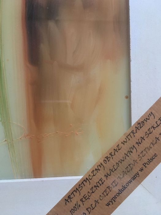 Nowy obraz na szkle malowany