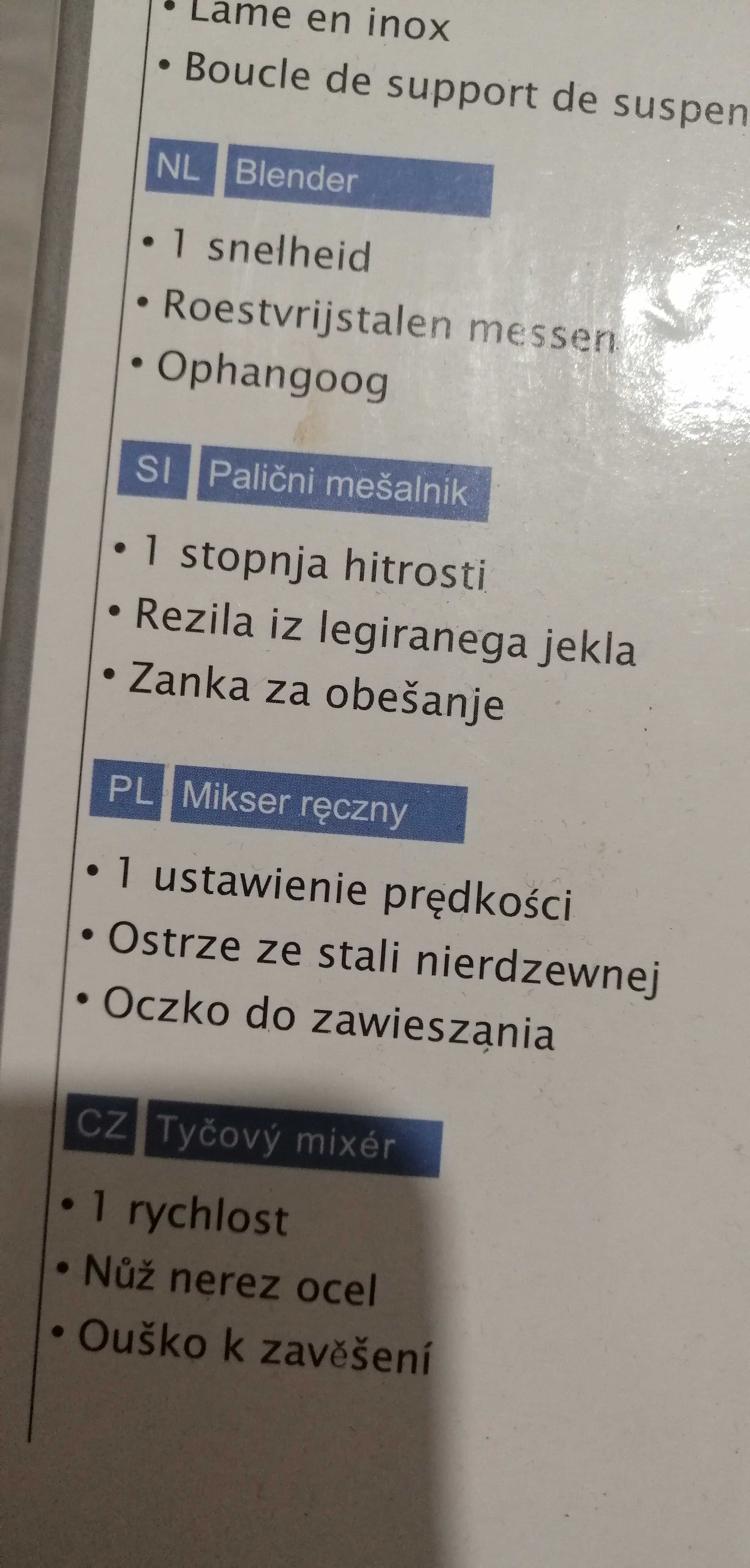 Nowy Mikser ręczny blender