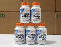 Doctor's Best Гинкго билоба, Extra Strength Ginkgo, 120 мг, 120 и 360