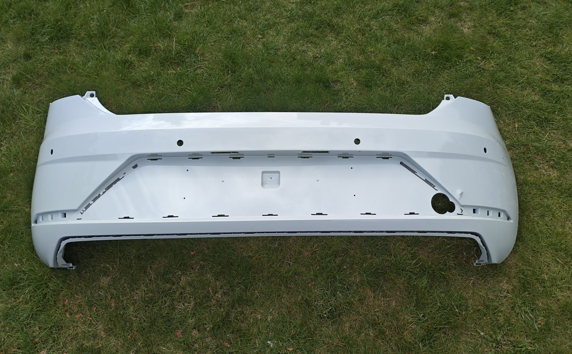 Zderzak tył SEAT LEON FR 3, Hatchback, biały metalik
