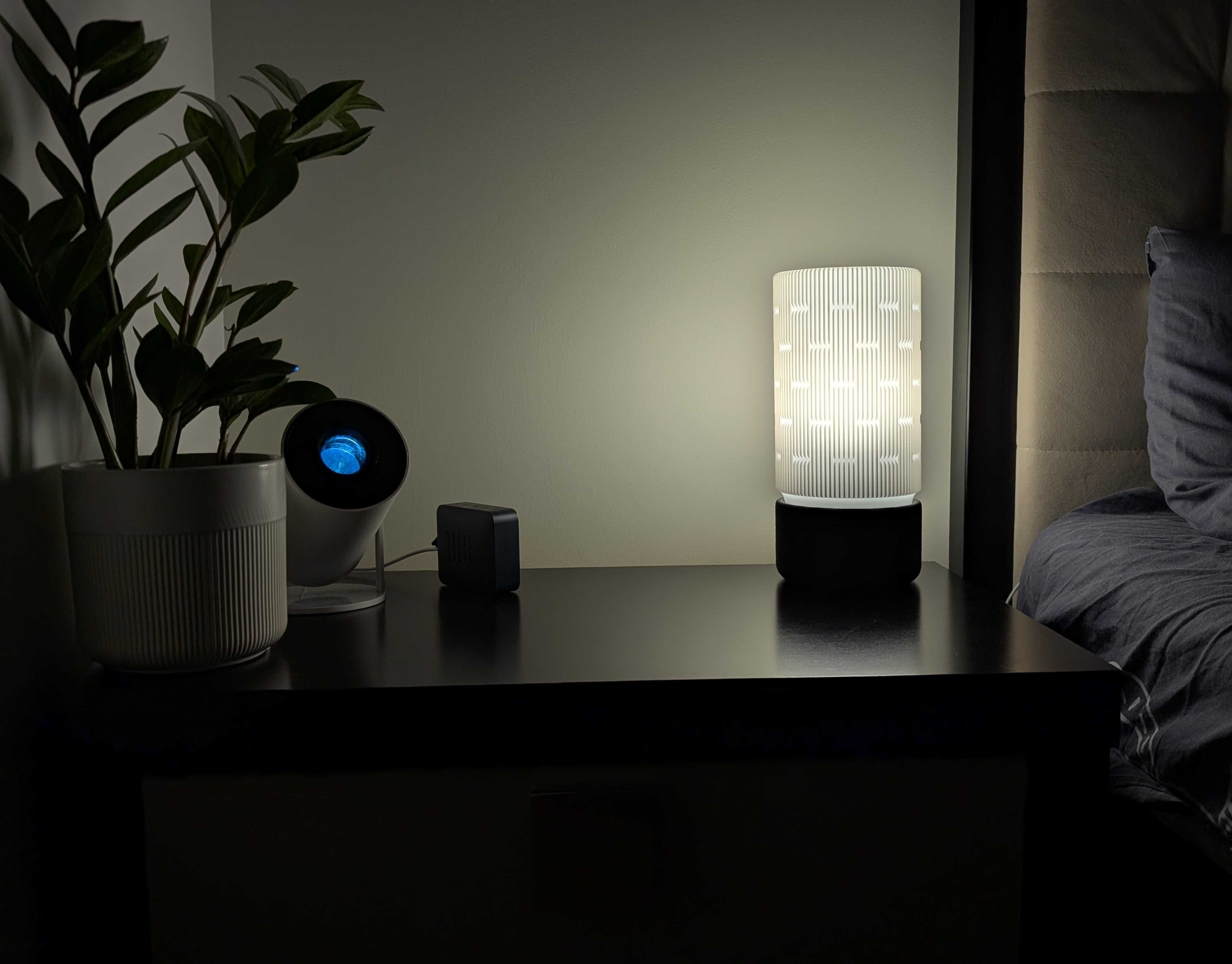 Stylowa lampka nocna własnej produkcji