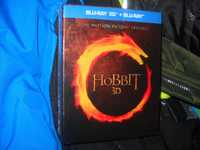 Hobbit Trylogia Blu-Ray3d + Blu-Ray po Polsku - FOLIA - Wysyłka Gratis