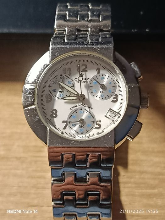 Cronógrafo Cauny Prima quartz