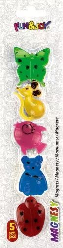 Magnesy zwierzątka (5 sztuk). Hasta