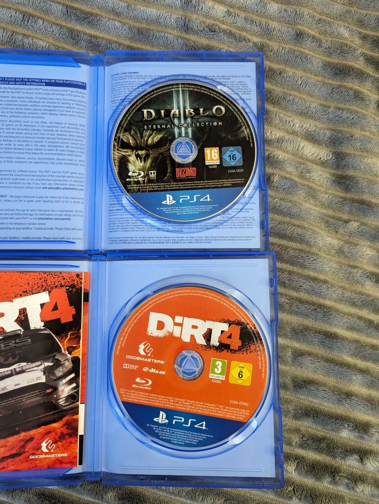 Игры DIRT 4 и Diablo 3 Eternal collection для PlayStation 4 (PS4)