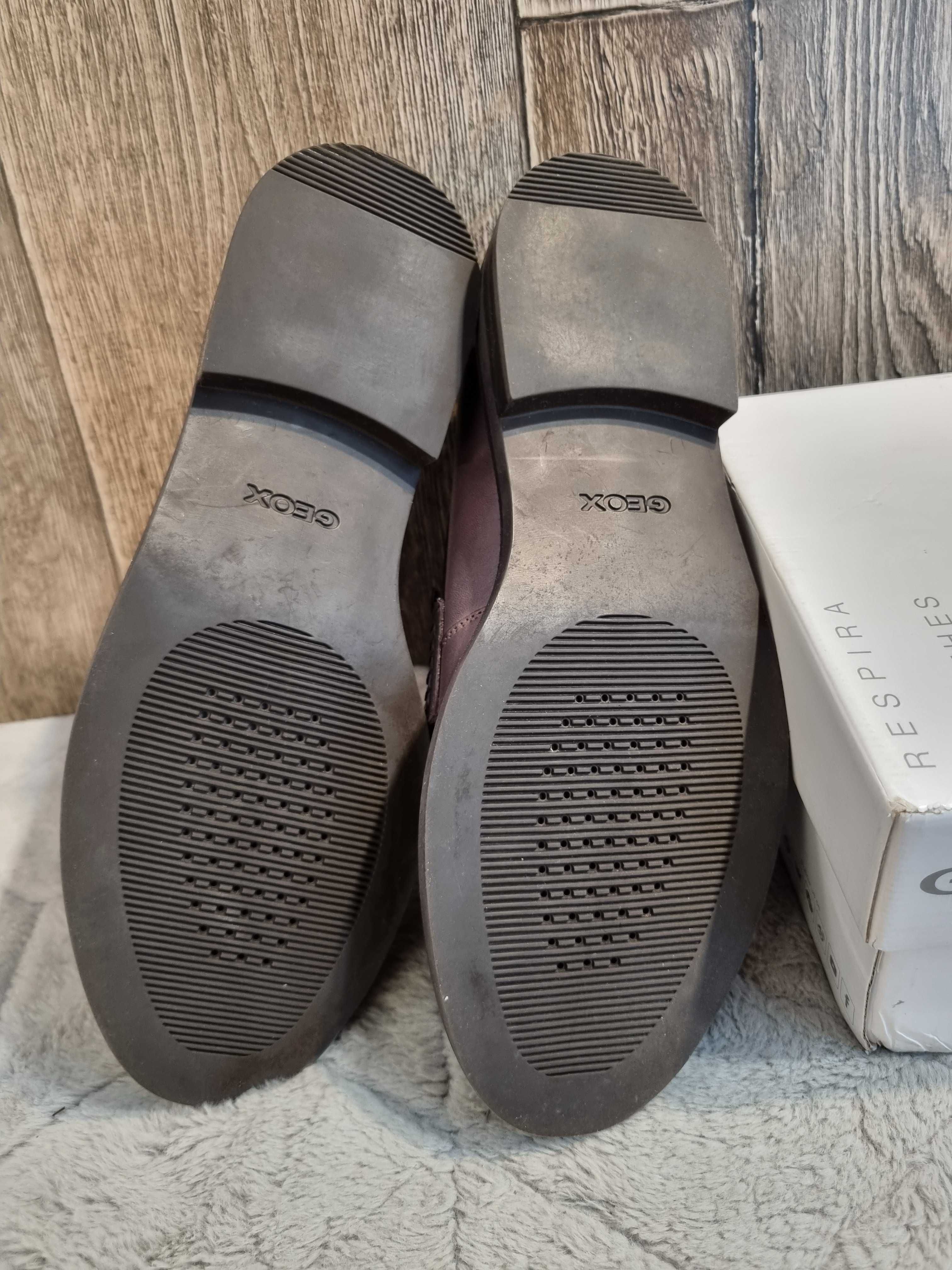 Brązowe mokasyny Geox Serilda, 41