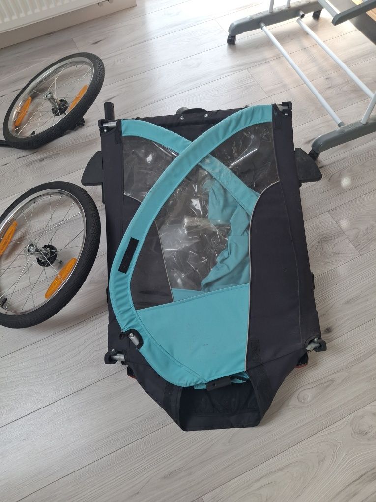 Przyczepka rowerowa dwuosobowa
