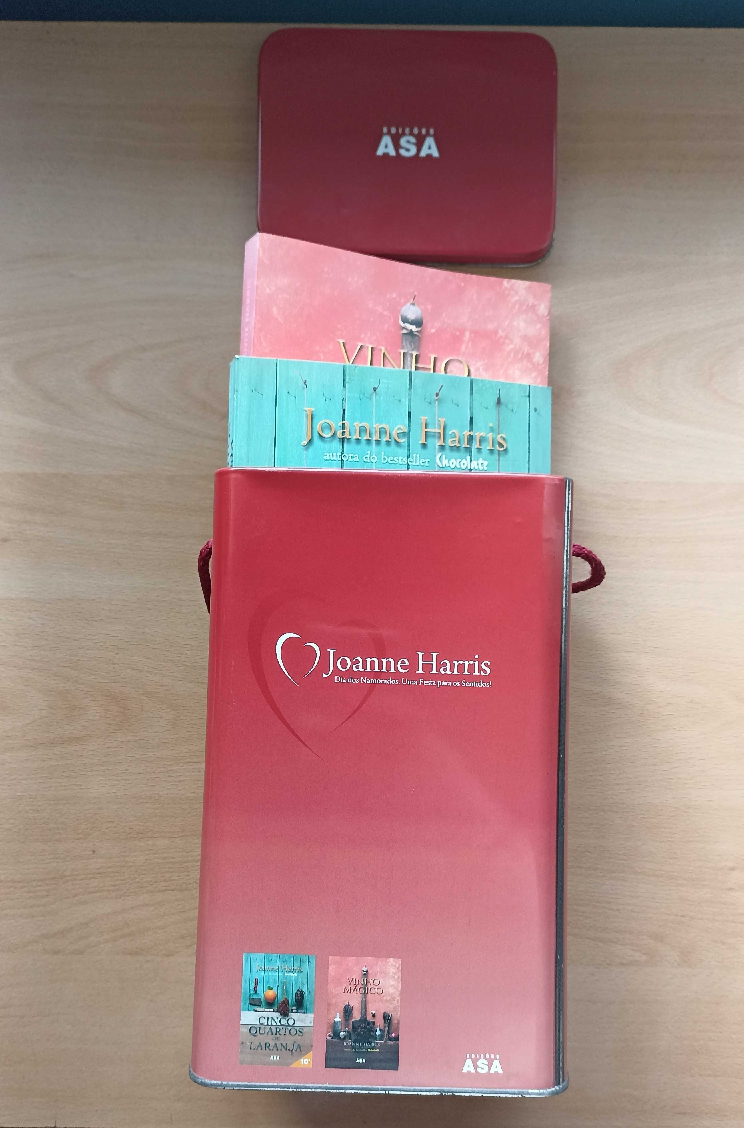Conjunto 2 Livros "Chocolate" & "Vinho Mágico"- Joanne Harris c/ caixa