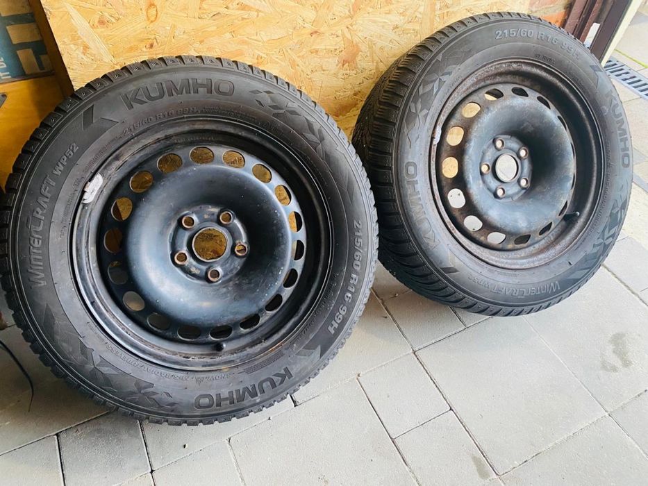 Зимові шини (2шт) KUMHO 215*60*R16
