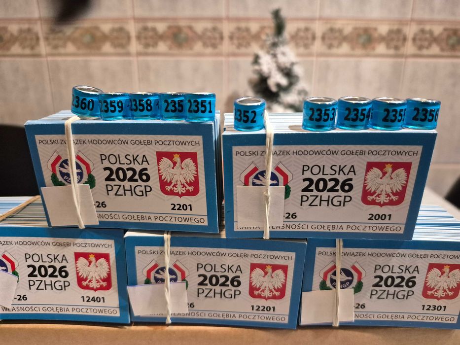 Oryginalne obrączki PZHGP 2026r