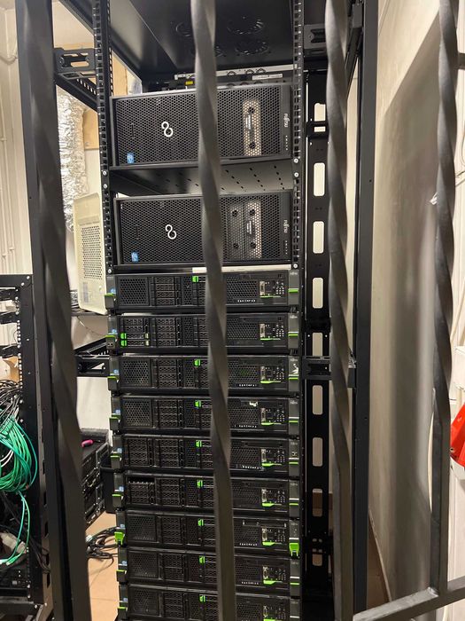 Szafa Instalacyjna  Lanberg Rack stojąca19" 47U800X1000 CZARNA 2sztuki