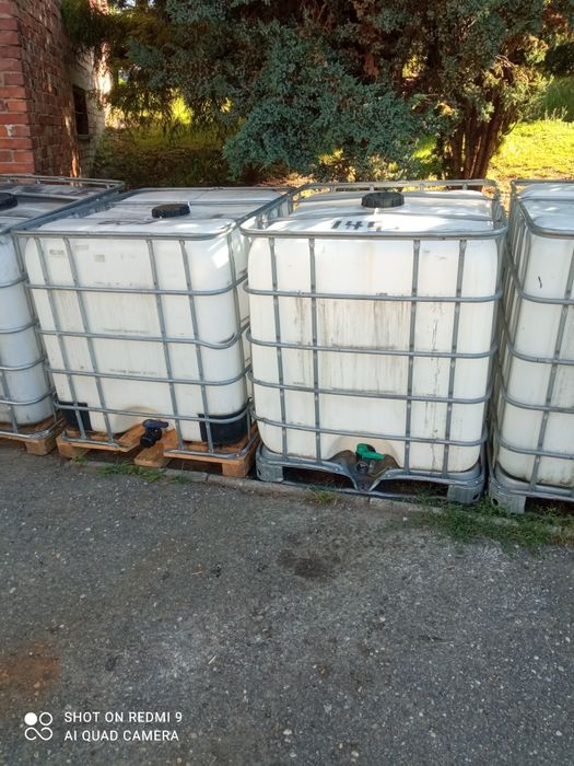 Zbiornik czysty na wode 1000l TRANSPORT mauzer