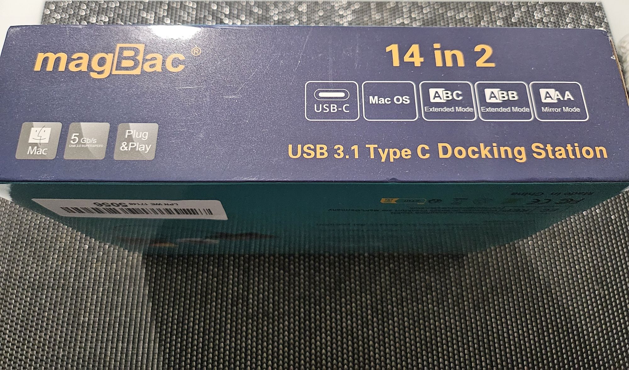Stacja dokująca 14w1 USB C podwójny Monitor 2 HDMI 4K 60Hz PD 18W USB3